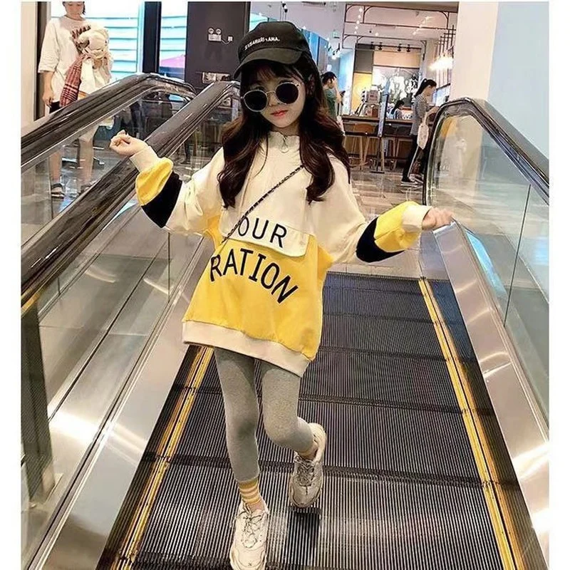 Spring And Autumn Girls' Suits 2021 New Girls' Clothes, Big Children's Western Style Casual Sweater Two-Piece Tide 3-13 Years
Spring And Autumn Girls' Suits 2021 New Girls' Clothes, Big Children's Western Style Casual Sweater Two-Piece Tide 3-13 Years