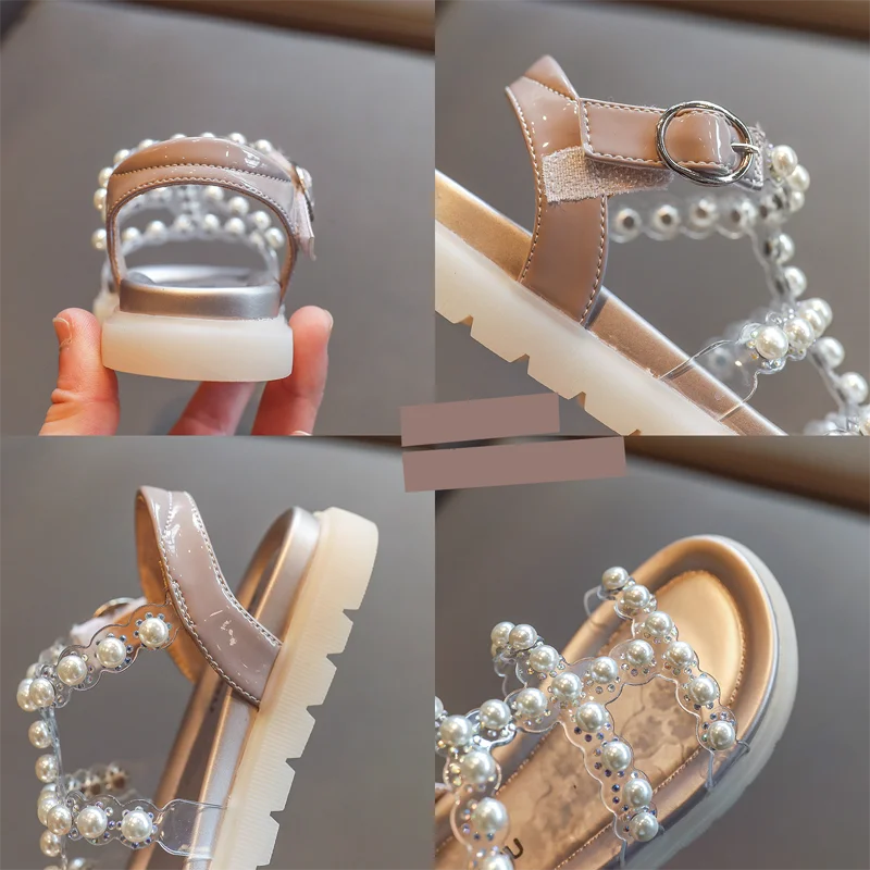 Kids Shoes 2021 Summer Girls Fashion Beach Sandals Children Princess Flats Soft Sole Pearl Platform Dress Toddlers Baby Shoes
Kids Shoes 2021 Summer Girls Fashion Beach Sandals Children Princess Flats Soft Sole Pearl Platform Dress Toddlers Baby Shoes