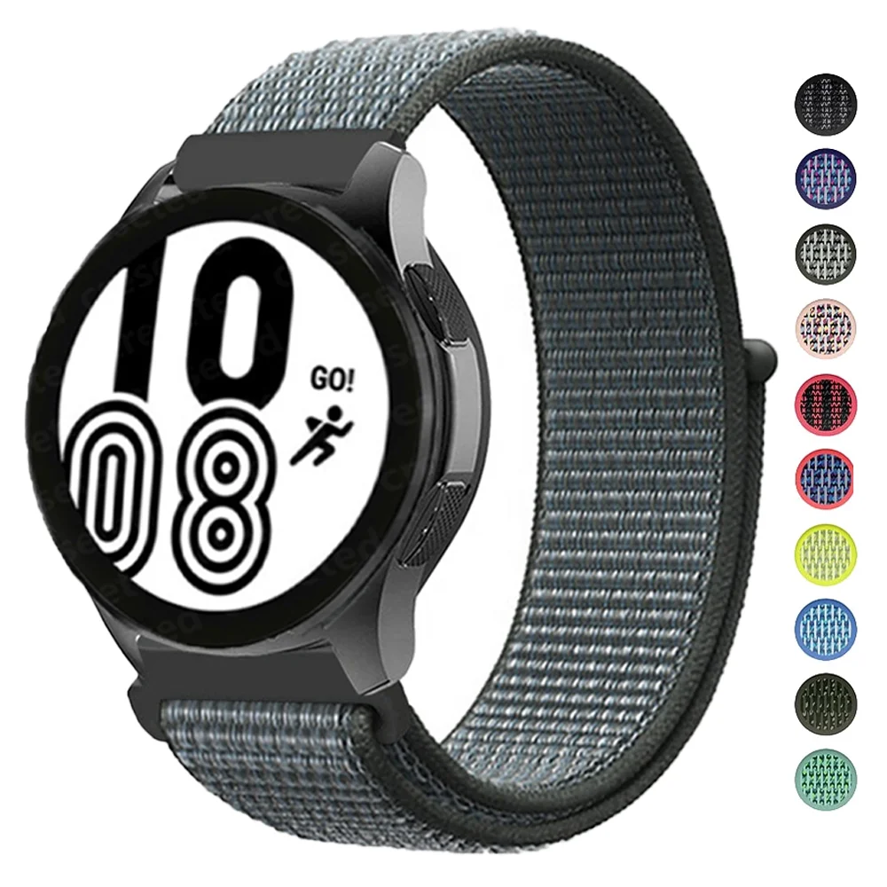 20mm strap For Samsung Galaxy Watch 4 Classic/3/active 2/Gear S3/S2 Nylon correa Bracelet Huawei watch GT 2e pro watchband 22mm
20mm strap For Samsung Galaxy Watch 4 Classic/3/active 2/Gear S3/S2 Nylon correa Bracelet Huawei watch GT 2e pro watchband 22mm