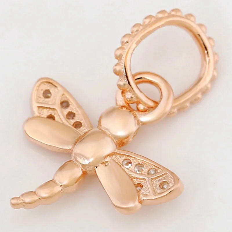 2020 New 925 Sterling Silver Charm Rose Gold Glittering Dragonfly Pendant Fit Pandora Women Bracelet & Necklace Diy Jewelry
2020 New 925 Sterling Silver Charm Rose Gold Glittering Dragonfly Pendant Fit Pandora Women Bracelet & Necklace Diy Jewelry