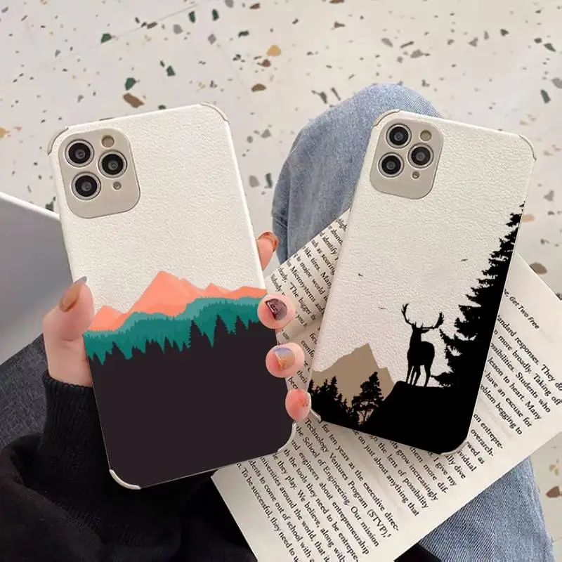 Hand Painted Landscape Phone Case Lambskin Leather For iphone 12 11 8 7 6 XR X XS PLUS MINI PLUS PRO MAX Shockproof
Hand Painted Landscape Phone Case Lambskin Leather For iphone 12 11 8 7 6 XR X XS PLUS MINI PLUS PRO MAX Shockproof