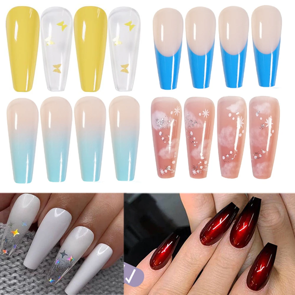 24Pcs/Set Fashion Detachable False Nail Tips Full Cover Extra Long Ballerina Coffin Fake Nail DIY Nail Art Manicure Tools
24Pcs/Set Fashion Detachable False Nail Tips Full Cover Extra Long Ballerina Coffin Fake Nail DIY Nail Art Manicure Tools