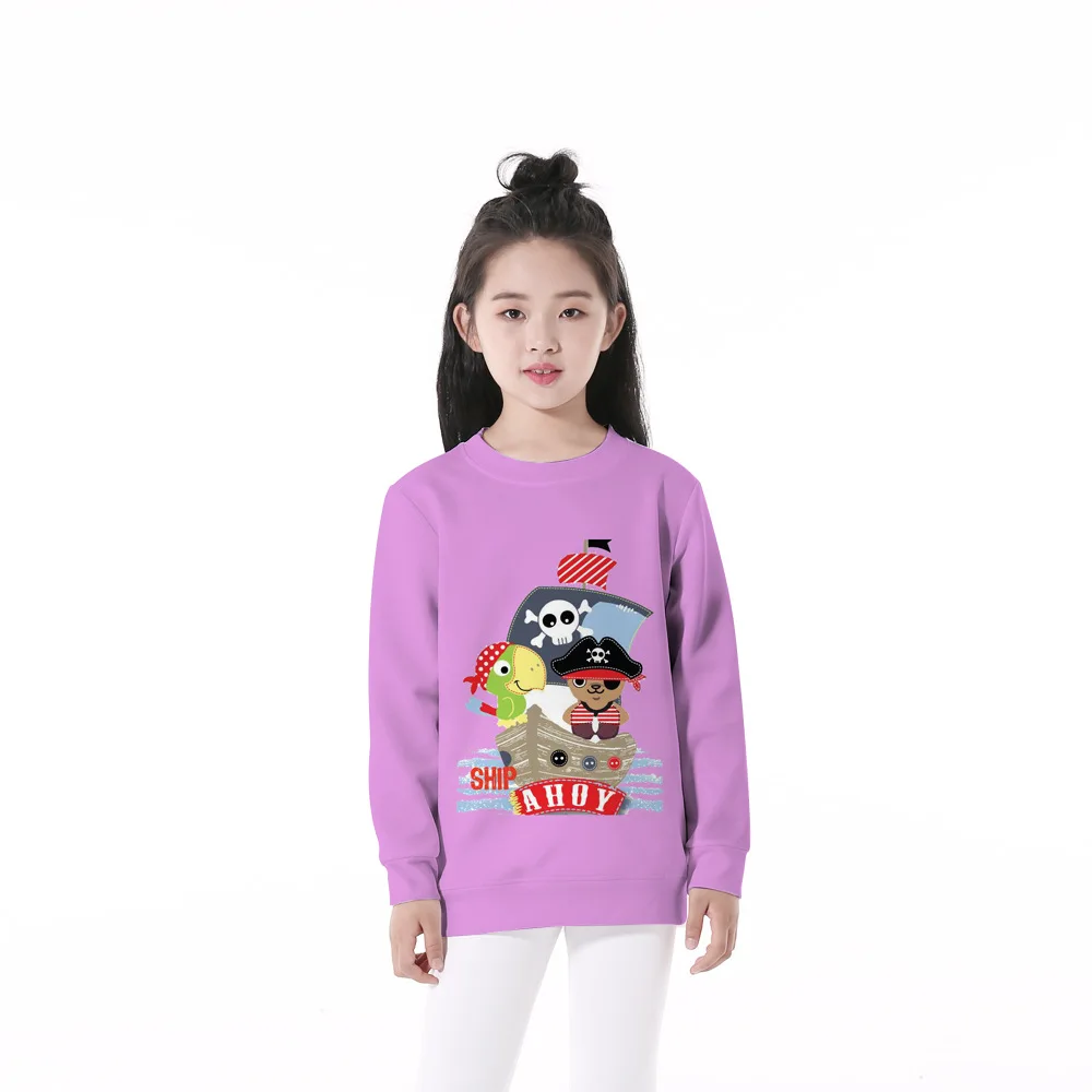 New Kids Clothes Long Sleeve Round Neck Boys Girls Sweatshirt 3D Digital Cartoon Pirate Pattern Casual Baby Home Service
New Kids Clothes Long Sleeve Round Neck Boys Girls Sweatshirt 3D Digital Cartoon Pirate Pattern Casual Baby Home Service