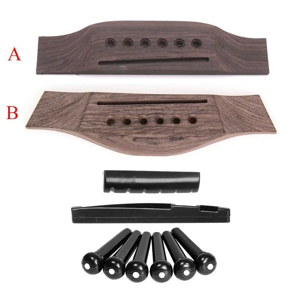 1 Set Acoustic Guitar Bridge + Bone Bridge Pins/saddle/nut Saddle Guitar Parts Guitar Code Bridge Code Instrument Accessories
1 Set Acoustic Guitar Bridge + Bone Bridge Pins/saddle/nut Saddle Guitar Parts Guitar Code Bridge Code Instrument Accessories