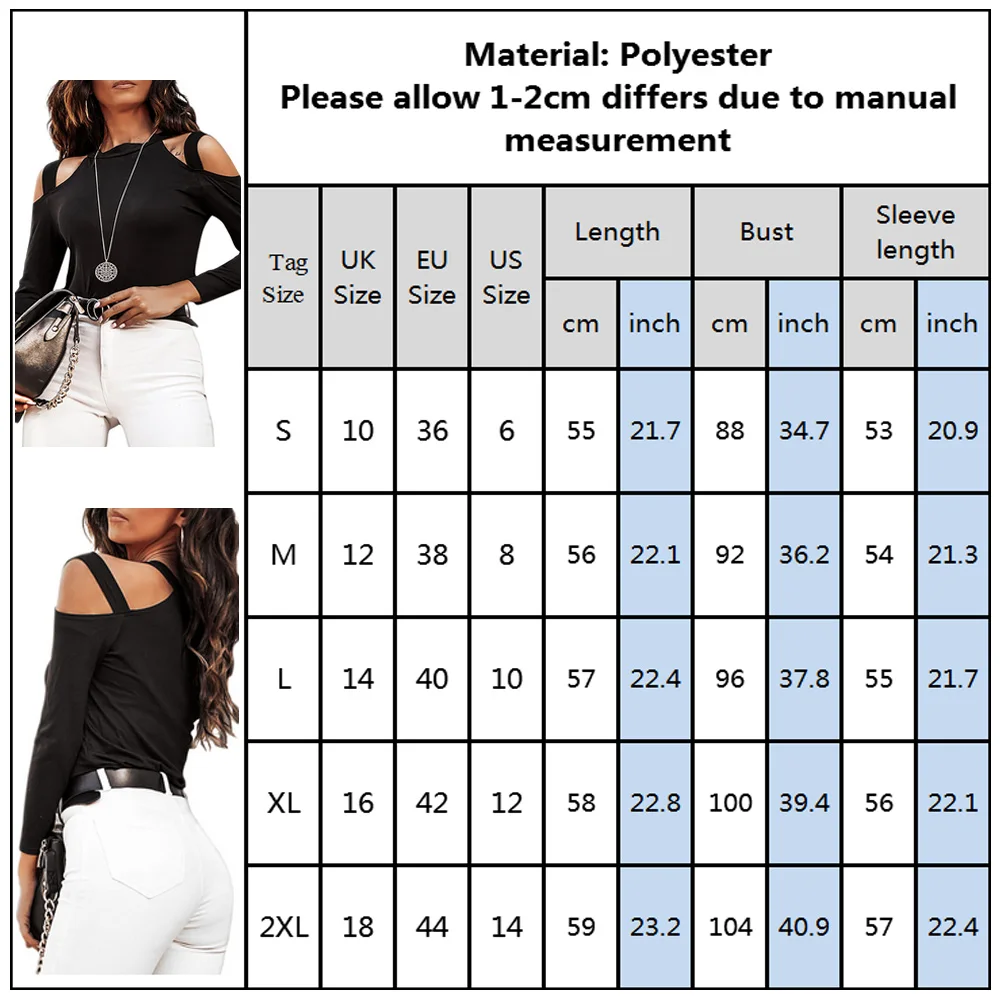 Long Sleeve Off Shoulder Tee Shirt Womens Slim Black T Shirt Spring Autumn Female Tight Tops 2019 Winter Lady Basic Pullover Q35
Long Sleeve Off Shoulder Tee Shirt Womens Slim Black T Shirt Spring Autumn Female Tight Tops 2019 Winter Lady Basic Pullover Q35