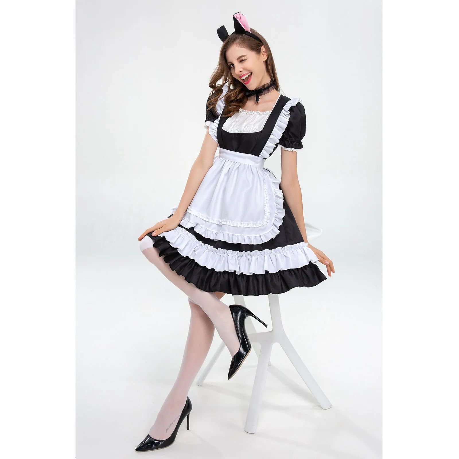 Sexy Costume Japanese Dress Uniform Erotic Lingerie Role play Women Sexy Lingerie Cosplay French Apron Maid Servant Lolita
Sexy Costume Japanese Dress Uniform Erotic Lingerie Role play Women Sexy Lingerie Cosplay French Apron Maid Servant Lolita
