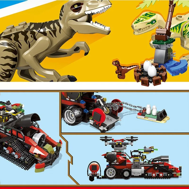2021 New 617pcs Jurassic Catch The Dinsaur Suv Building Blocks City Jurassic World Dinosaur Car Figures Brick Toys For Children
2021 New 617pcs Jurassic Catch The Dinsaur Suv Building Blocks City Jurassic World Dinosaur Car Figures Brick Toys For Children