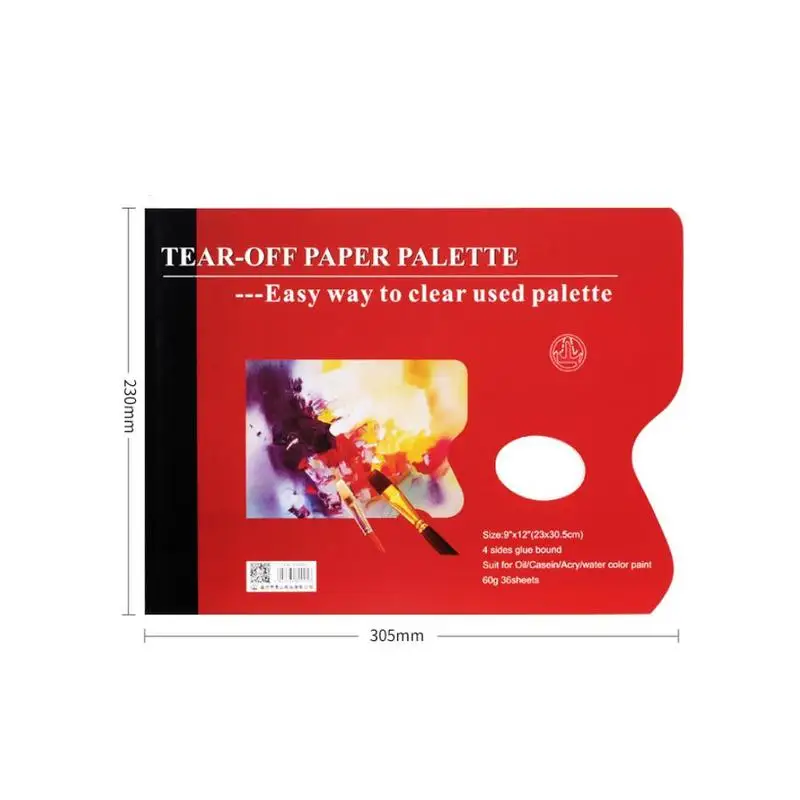 Paper Palette Painting Professional Watercolor Palette Art Palette Pad Disposable Oil for Gouache Acrylic Paint Supplies
Paper Palette Painting Professional Watercolor Palette Art Palette Pad Disposable Oil for Gouache Acrylic Paint Supplies
