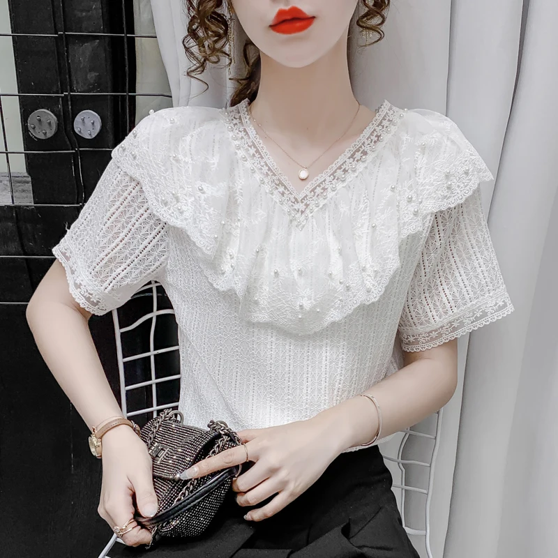 haut femme top mujer 2021 summer new style ruffle stitching V-neck chiffon shirt blouse fashion sweet tops top femme
haut femme top mujer 2021 summer new style ruffle stitching V-neck chiffon shirt blouse fashion sweet tops top femme