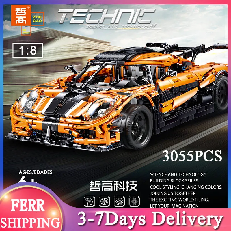 ZHEGAO QL0416 технический экспертный комплект идеи эксперт кирпичи Форсаж модель супер автомобиля 3055 шт. набор MOC автомобильный конструктор игру...
ZHEGAO QL0416 технический экспертный комплект идеи эксперт кирпичи Форсаж модель супер автомобиля 3055 шт. набор MOC автомобильный конструктор игру...