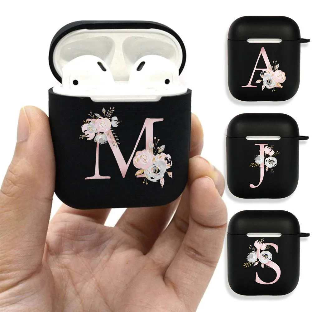 Fashion Black Rose Gold 26 Letters Airpods Case Protector for Airpods Earphone Earbuds Airpods Case Black Airpods Cover 
Fashion Black Rose Gold 26 Letters Airpods Case Protector for Airpods Earphone Earbuds Airpods Case Black Airpods Cover