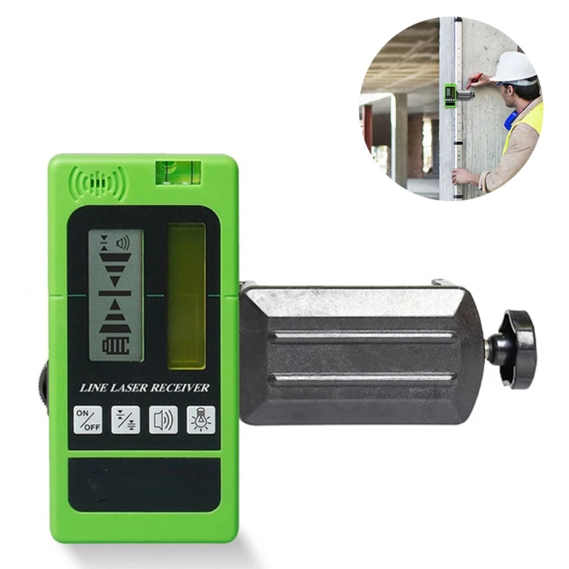 LR-5RG La-ser Detector for La-ser Level - Green and Red Beam Receiver W/ LED Backlight for Huepar Electronic Leveling
LR-5RG La-ser Detector for La-ser Level - Green and Red Beam Receiver W/ LED Backlight for Huepar Electronic Leveling