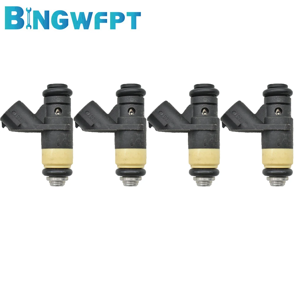 

4PCS Nozzles For Volkswagen Polo 9N Seat Ibiza IV 1.4L 2002-2007 Skoda Fabia 6Y 036906031M Genuine Fuel Injector