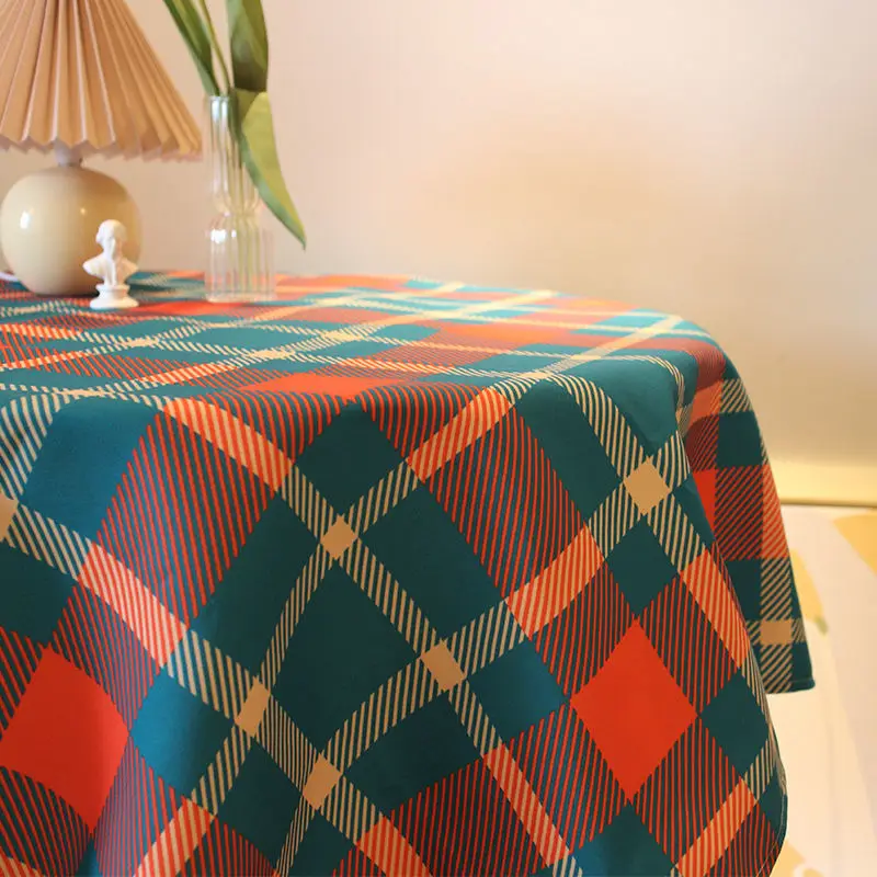 Christmas Nordic Plaid Cotton Linen Waterproof Round Tablecloths Table Decoration Holiday New Year Gift Dining Room Festive Home
Christmas Nordic Plaid Cotton Linen Waterproof Round Tablecloths Table Decoration Holiday New Year Gift Dining Room Festive Home
