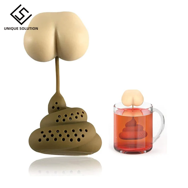 Silicone Tea Infuser Creative Fun Poop Shaped Funny Herbal Tea Bag Reusable Coffee Filter Diffuser Strainer Tea Accessories
Silicone Tea Infuser Creative Fun Poop Shaped Funny Herbal Tea Bag Reusable Coffee Filter Diffuser Strainer Tea Accessories