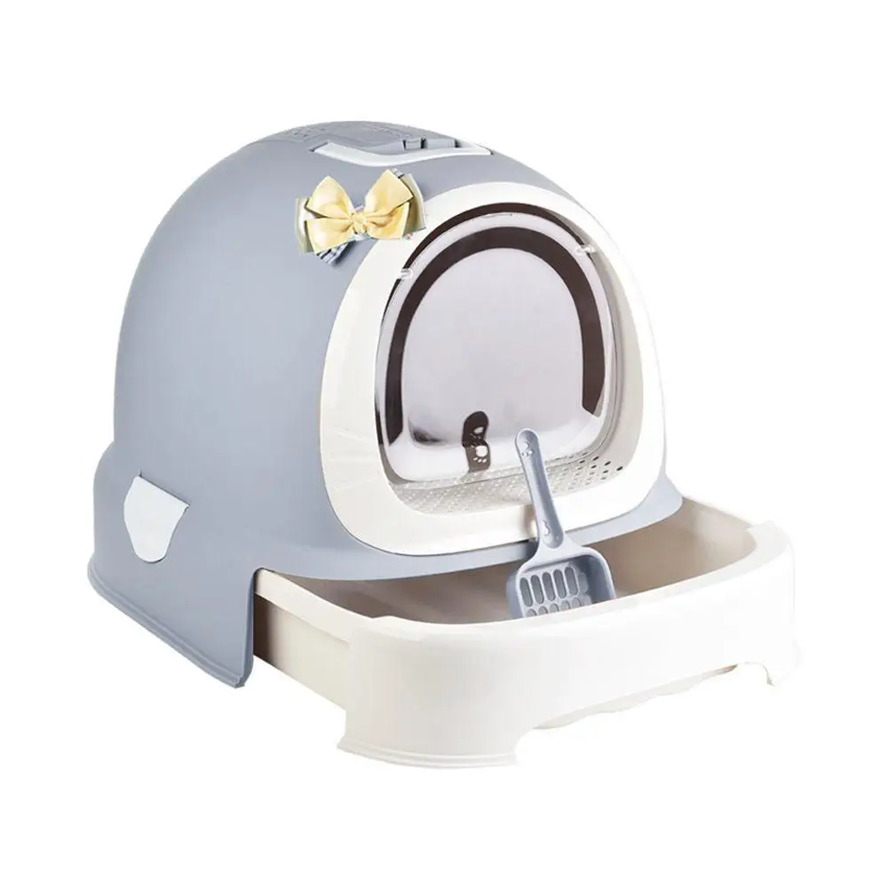 Totally Closed Drawer-style Cat Toilet Box Deodorization Splash-proof Litter Basin Pet Supplies
Totally Closed Drawer-style Cat Toilet Box Deodorization Splash-proof Litter Basin Pet Supplies