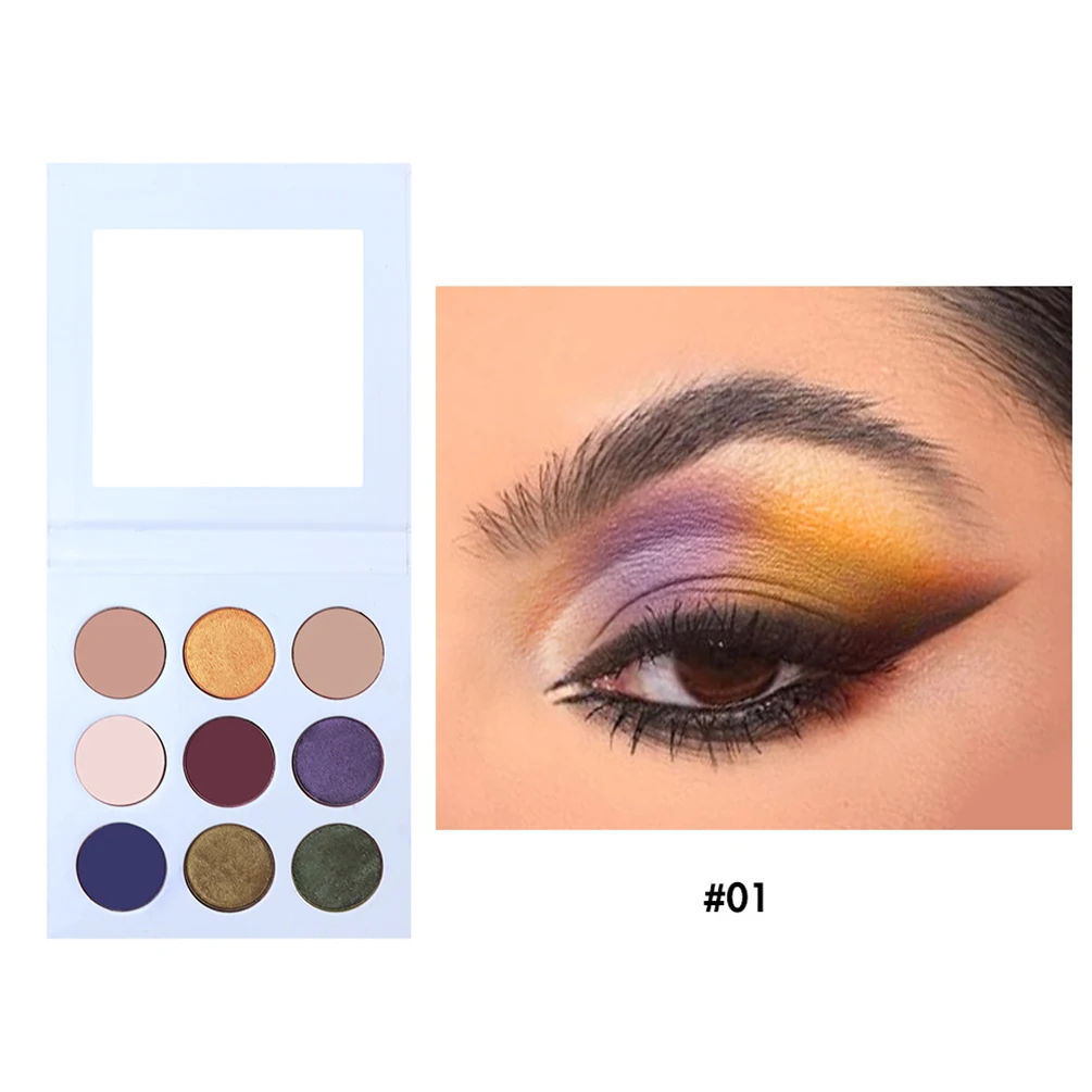 9 Shades 26mm Round Hole Shimmer Eyeshadow Palette Private Label Glitter Earth Color High Pigmentation Easy Makeup Eye Shadow
9 Shades 26mm Round Hole Shimmer Eyeshadow Palette Private Label Glitter Earth Color High Pigmentation Easy Makeup Eye Shadow