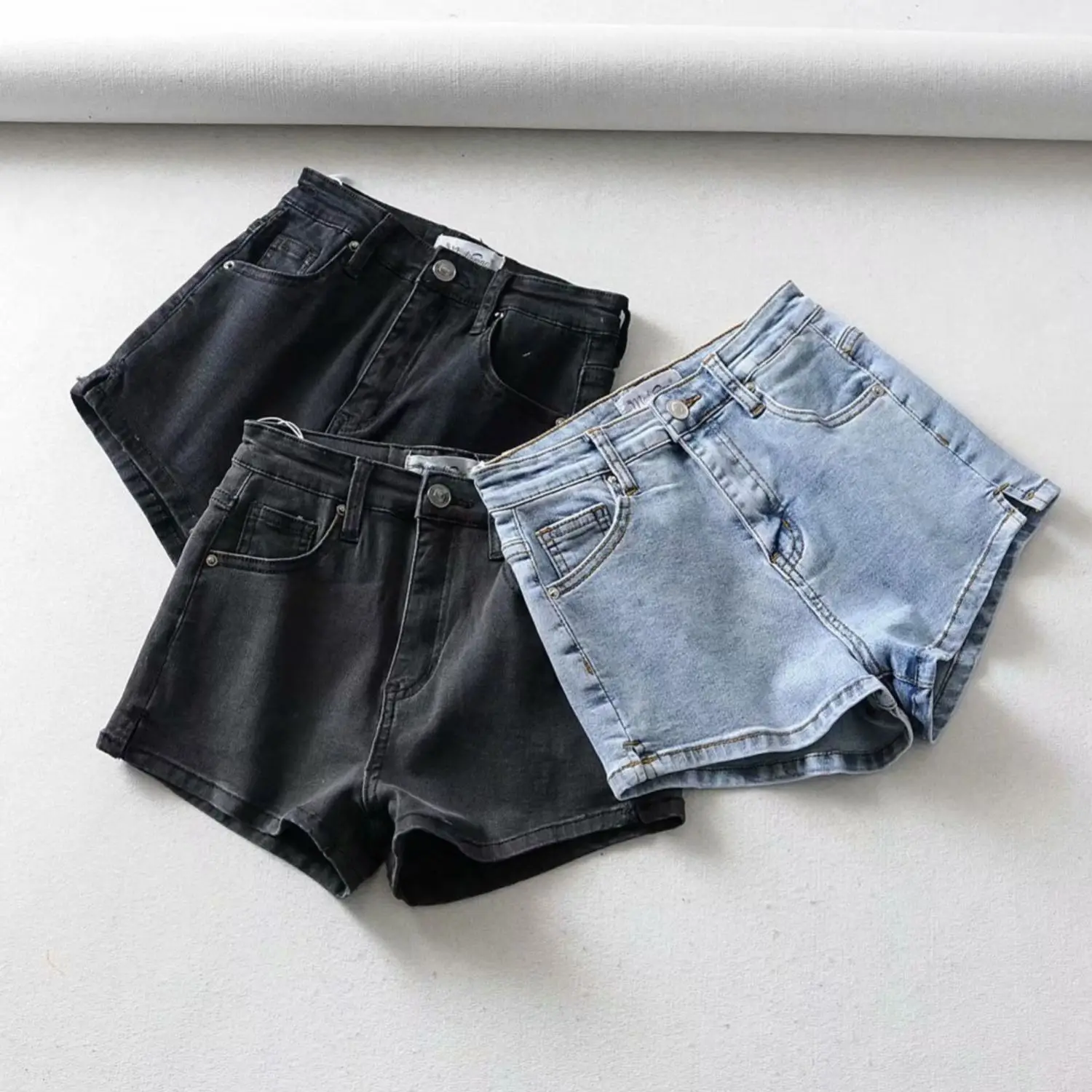 High Waist Women's Plus size Jeans Shorts 2021 Summer New Denim Cotton Splicing Ladies Skinny Sexy Nightclub Super Short Jean
High Waist Women's Plus size Jeans Shorts 2021 Summer New Denim Cotton Splicing Ladies Skinny Sexy Nightclub Super Short Jean