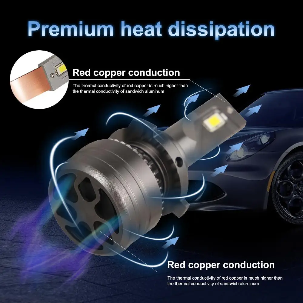 2pcs H7 H1 H8/H9/H11 LED Headlight Bulb 60W High Power 6000LM 6000K Cool White Chips Conversion Kit Adjustable Beam Car Headlamp
2pcs H7 H1 H8/H9/H11 LED Headlight Bulb 60W High Power 6000LM 6000K Cool White Chips Conversion Kit Adjustable Beam Car Headlamp