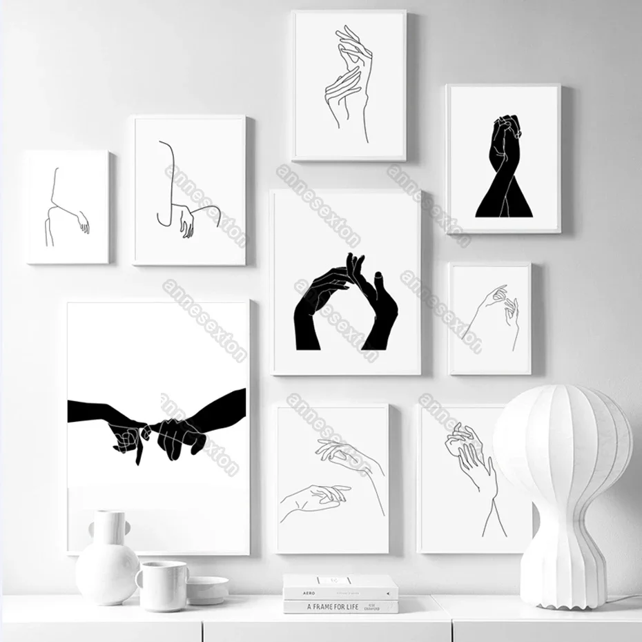 Black and White Stick Sketch Drawing Pictures About Slender Fingers Modern Canvas Painting Poster for Home Rooms Wall Decoration
Black and White Stick Sketch Drawing Pictures About Slender Fingers Modern Canvas Painting Poster for Home Rooms Wall Decoration
