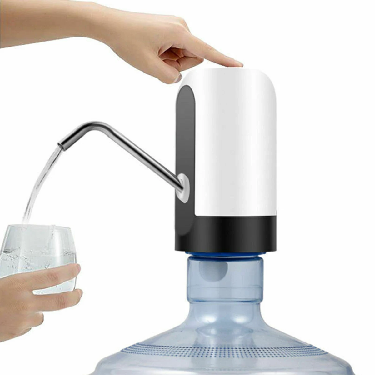 Water Bottle Pump USB Rechargeable Automatic Water Dispenser Electric Drinking Water Pump WhiteWater Bottle Pump
Water Bottle Pump USB Rechargeable Automatic Water Dispenser Electric Drinking Water Pump WhiteWater Bottle Pump