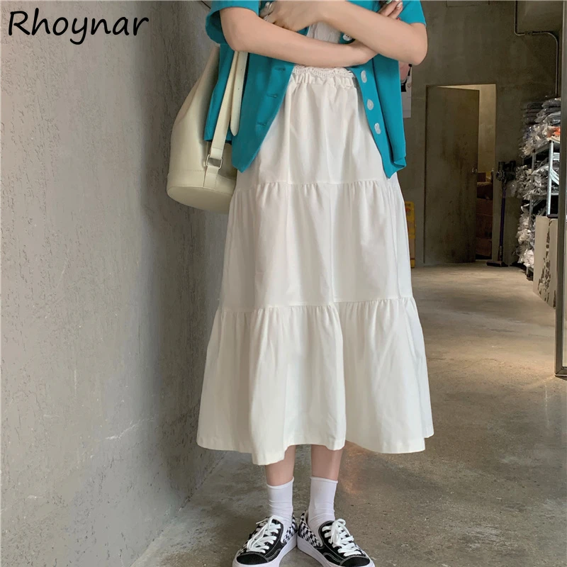 Skirts Women Pure Ruffles Design Student Retro Tender Ladies Ulzzang Chic Elegant Midi Streetwear Classy Female Empire College
Skirts Women Pure Ruffles Design Student Retro Tender Ladies Ulzzang Chic Elegant Midi Streetwear Classy Female Empire College