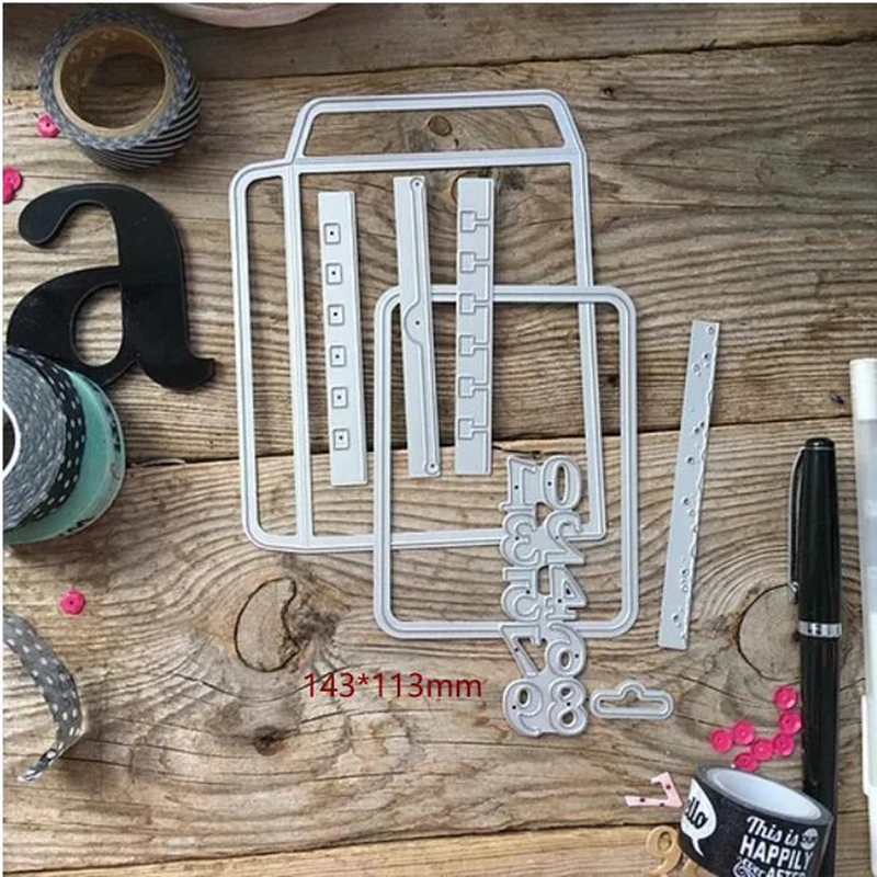 Diary label decoration dies Metal Cutting Dies Stencils for DIY Scrapbooking Decorative Embossing Craft Template die set NEW2021
Diary label decoration dies Metal Cutting Dies Stencils for DIY Scrapbooking Decorative Embossing Craft Template die set NEW2021