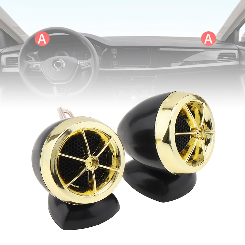 2pcs Universal 1200W Car Speaker Dome Tweeter Sound Vehicle Auto Music Stereo Modified Loud Speakers for Car Vehicle Automobile
2pcs Universal 1200W Car Speaker Dome Tweeter Sound Vehicle Auto Music Stereo Modified Loud Speakers for Car Vehicle Automobile