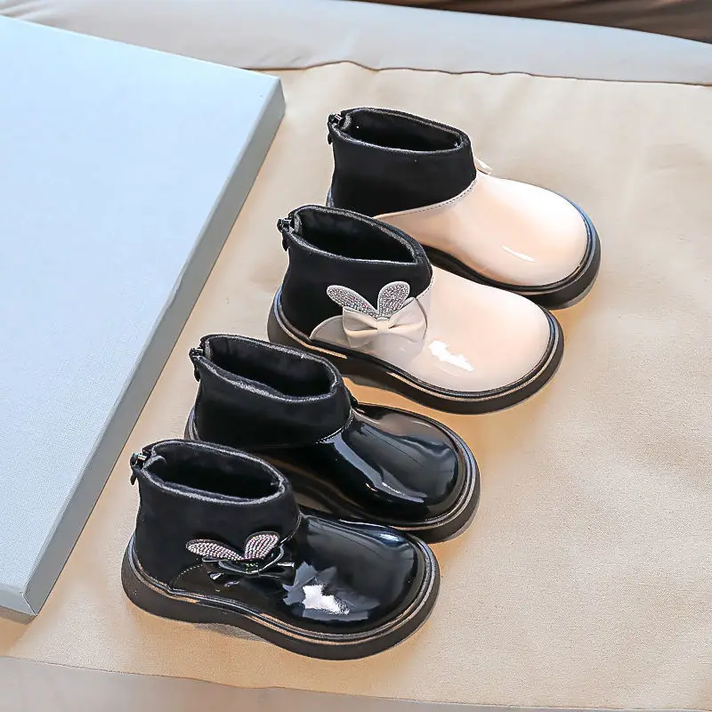 Children Boots for Girls Spring Autumn PU Leather Baby Boots New Fashion Toddler Kids Shoes Waterproof Warm Winter Snow Boots
Children Boots for Girls Spring Autumn PU Leather Baby Boots New Fashion Toddler Kids Shoes Waterproof Warm Winter Snow Boots