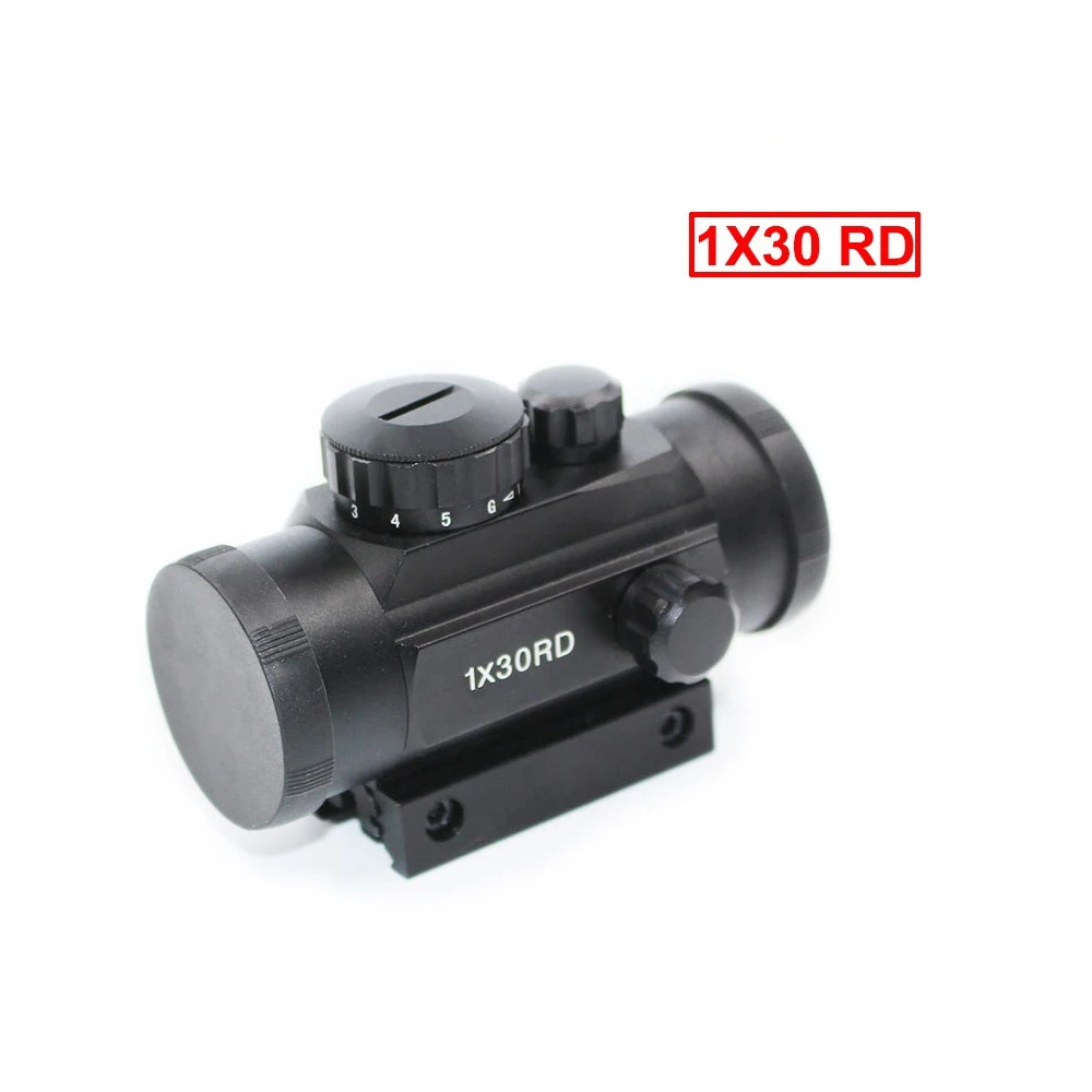 Hunting Scope Red Dot Laser Sight 1x30RD Optical Red Dot Sight Red and Green Dot Airsoft Metal Fittings 20mm Guide Rail
Hunting Scope Red Dot Laser Sight 1x30RD Optical Red Dot Sight Red and Green Dot Airsoft Metal Fittings 20mm Guide Rail