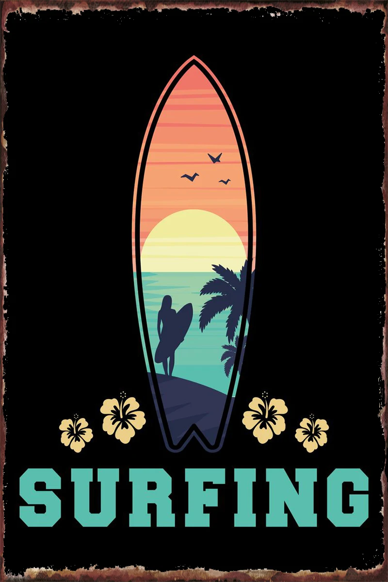 Surfing Surfer Tin Sign Tin Plates Wall Decor Room Decoration Retro Vintage Metal Sign For Art Club Man Cave Cafe Pub Home
Surfing Surfer Tin Sign Tin Plates Wall Decor Room Decoration Retro Vintage Metal Sign For Art Club Man Cave Cafe Pub Home
