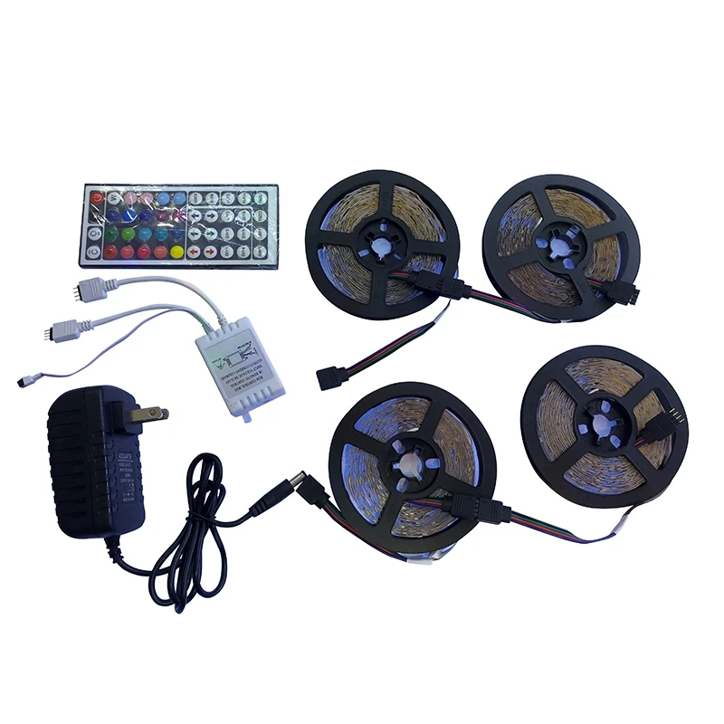 RGB LED Strip Lights Color Changing Music Sync Color for Decoration Home Party 20M Strip Lights with Remote
RGB LED Strip Lights Color Changing Music Sync Color for Decoration Home Party 20M Strip Lights with Remote