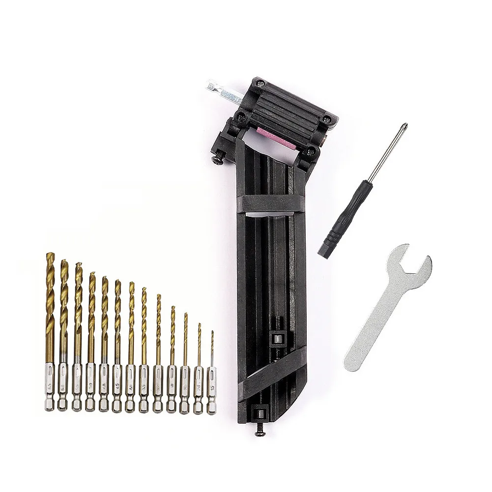 Titanium Drill Bit Set/ HSS Titanium Coated Drill Bits Hex Shank 1.5 - 6.5mm Adjustable Portable Drill Bit Sharpener
Titanium Drill Bit Set/ HSS Titanium Coated Drill Bits Hex Shank 1.5 - 6.5mm Adjustable Portable Drill Bit Sharpener
