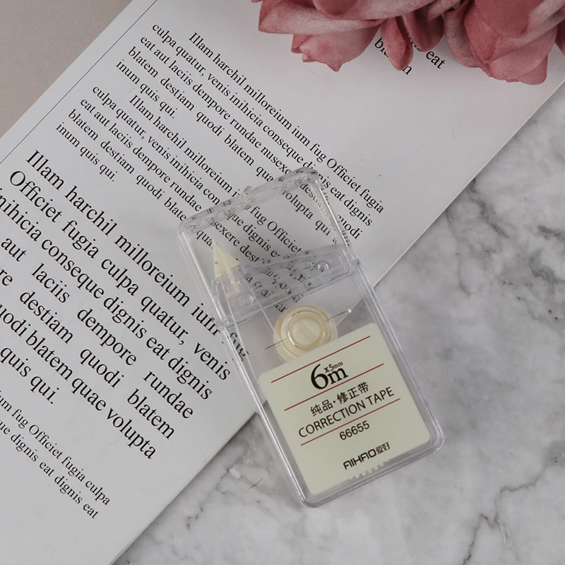 Correction Tape 6m Student Stationery High-capacity Modify Tape School Supplies
Correction Tape 6m Student Stationery High-capacity Modify Tape School Supplies