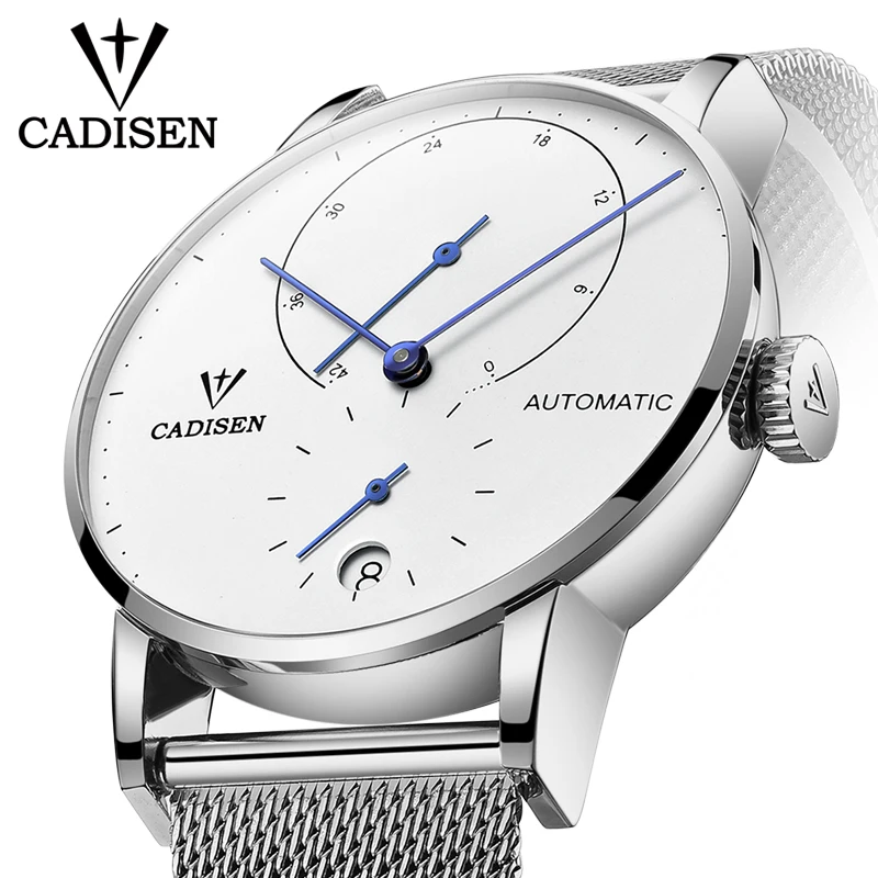 

CADISEN C1030 Mens Watches Top Brand Luxury Automatic Mechanical Watch Men Full Steel Business Waterproof 50m Sport Wristwatches