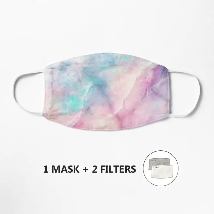 Переливающаяся мраморная маска для лица из хлопчатобумажной ткани, моющаяся маска с фильтром и карманом, унисекс, 100% хлопок
Переливающаяся мраморная маска для лица из хлопчатобумажной ткани, моющаяся маска с фильтром и карманом, унисекс, 100% хлопок