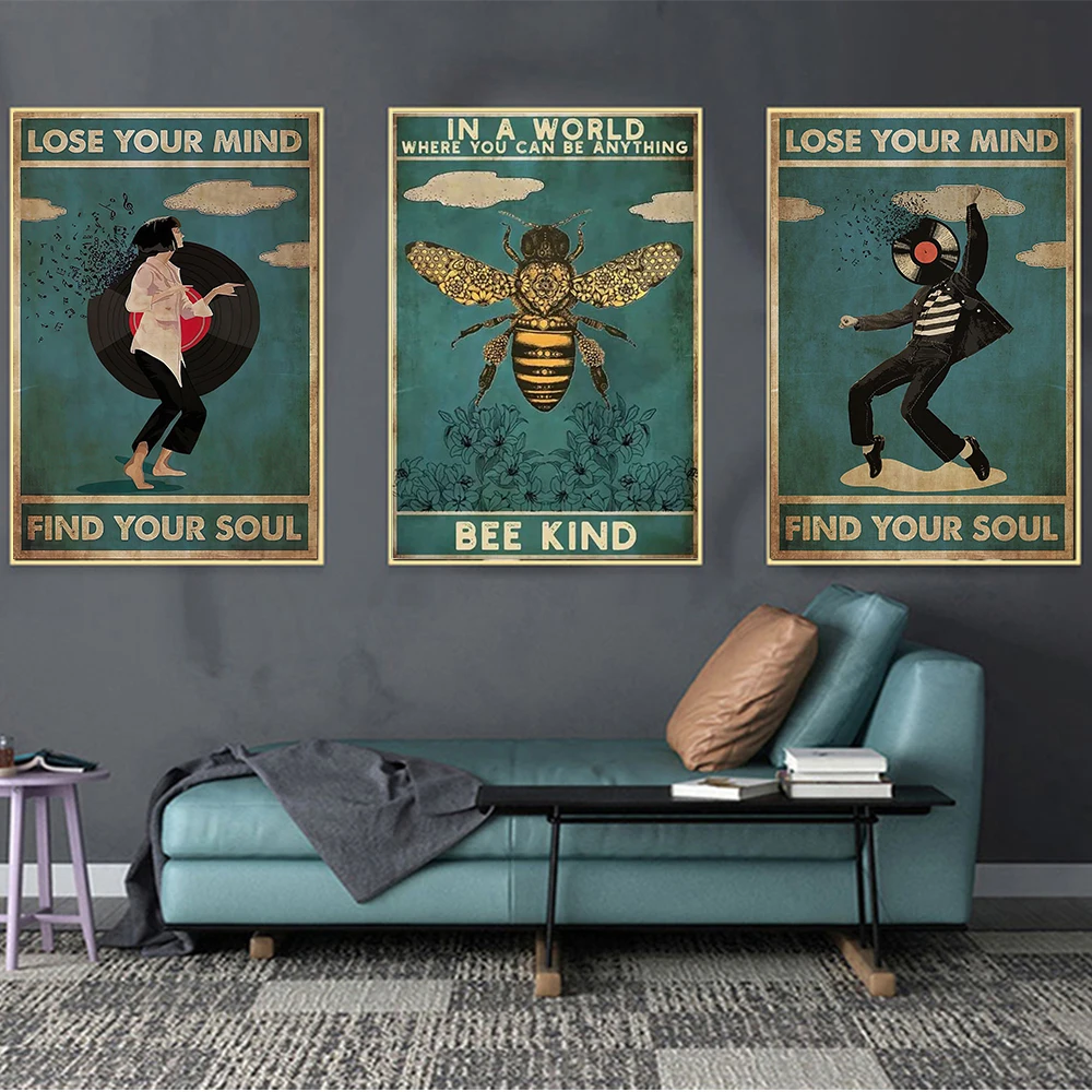 Retro Poster Lose Your Mind Find Your Soul Inspirational Quote Art Prints Abstract Girl Canvas Painting Vintage Wall Home Decor
Retro Poster Lose Your Mind Find Your Soul Inspirational Quote Art Prints Abstract Girl Canvas Painting Vintage Wall Home Decor