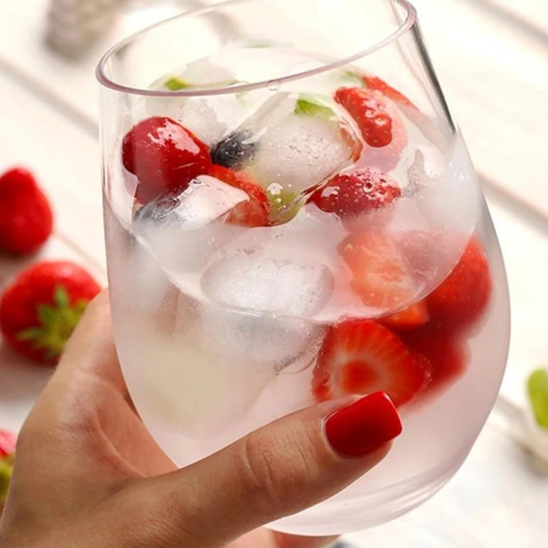 4pc/set Unbreakable PET Red Wine Glass Transparent Fruit Juice Beer Cup Shatterproof Plastic Glasses Cups Bar
4pc/set Unbreakable PET Red Wine Glass Transparent Fruit Juice Beer Cup Shatterproof Plastic Glasses Cups Bar