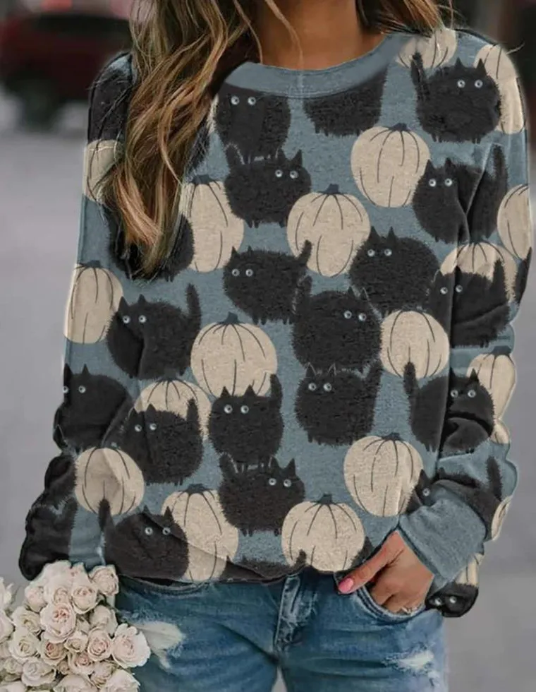 Women Sweatshirts Halloween Party Hoodies Female Sportwear Tops Pumpkin Printed Long Sleeve Hoodies Female Streetwear Harajuku
Women Sweatshirts Halloween Party Hoodies Female Sportwear Tops Pumpkin Printed Long Sleeve Hoodies Female Streetwear Harajuku