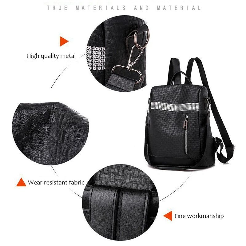 LIKETHIS 2019 Fashion High Quality Designer Women Travel Women's PU Leather Shoulder Bag Backpack Girls School Backpack Bags Hot 
LIKETHIS 2019 Fashion High Quality Designer Women Travel Women's PU Leather Shoulder Bag Backpack Girls School Backpack Bags Hot