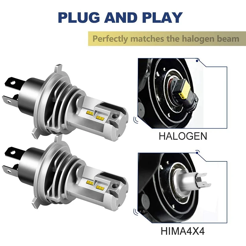 2PCS H4 LED Motorcycle Headlight 6000K High/Low Beam Light Motorcycle LED Headlight Bulb
2PCS H4 LED Motorcycle Headlight 6000K High/Low Beam Light Motorcycle LED Headlight Bulb