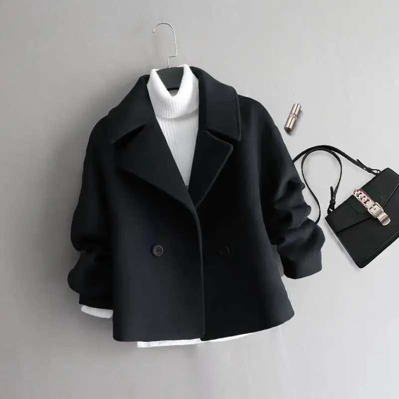 Women Winter New College Style Short Woolen Coat Warm Female Outwear Fashion Hot-Selling
Women Winter New College Style Short Woolen Coat Warm Female Outwear Fashion Hot-Selling