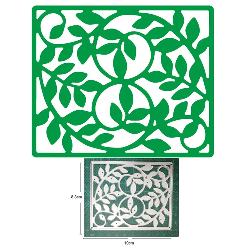 Leaf Vine Frame Metal Cutting Dies Cut Die Mold Decoration Scrapbooking dies Paper Craft Knife Mould Blade Punch Stencils Dies
Leaf Vine Frame Metal Cutting Dies Cut Die Mold Decoration Scrapbooking dies Paper Craft Knife Mould Blade Punch Stencils Dies