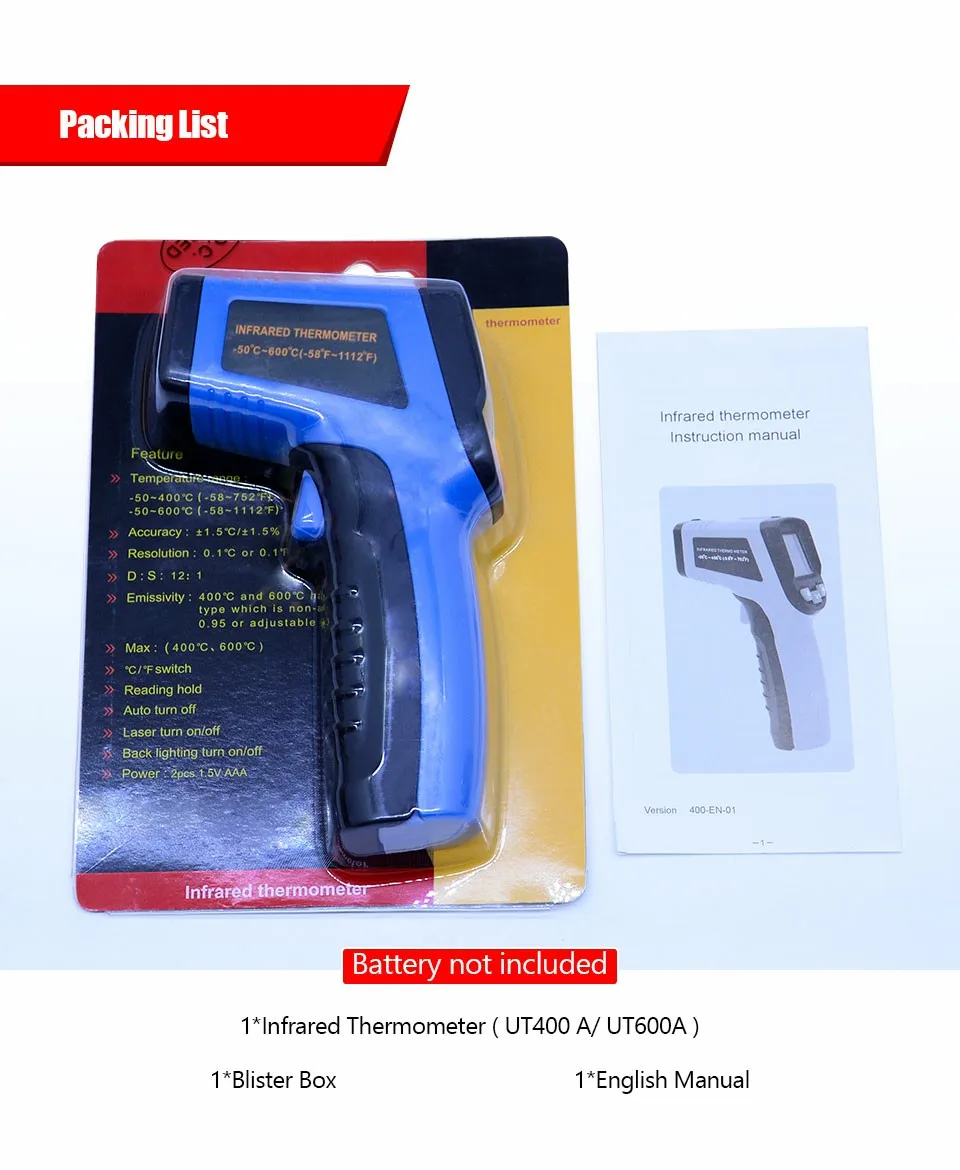 Infrared Forehead Thermometer Thermometer Non-Contact Laser Thermometer Accurate Digital Temperature Gun Portable Body Basal imm
Infrared Forehead Thermometer Thermometer Non-Contact Laser Thermometer Accurate Digital Temperature Gun Portable Body Basal imm