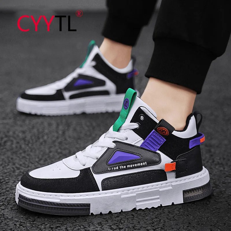 CYYTL Men's High Top Shoes Fashion Outdoor Casual Platform PU Leather Sports Training Sneakers for Teen Boys Breathable Tennis
CYYTL Men's High Top Shoes Fashion Outdoor Casual Platform PU Leather Sports Training Sneakers for Teen Boys Breathable Tennis