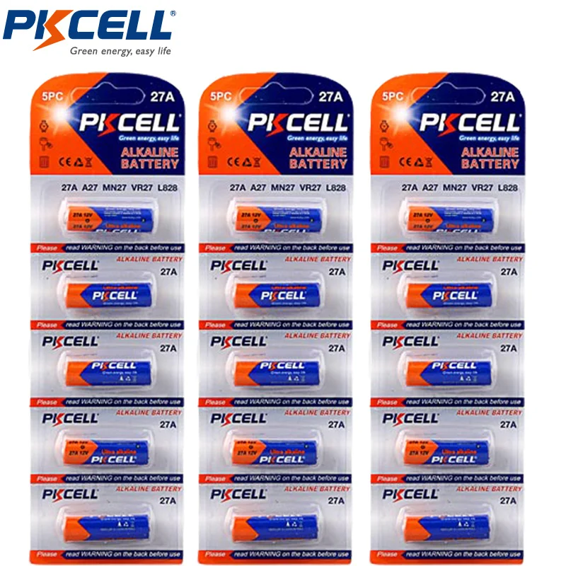 15Pcs/3card 27A Battery 12V MN27 27A A27 L828 Battery For Doorbell Alkaline Batteries Remote Control,Flshalight
15Pcs/3card 27A Battery 12V MN27 27A A27 L828 Battery For Doorbell Alkaline Batteries Remote Control,Flshalight