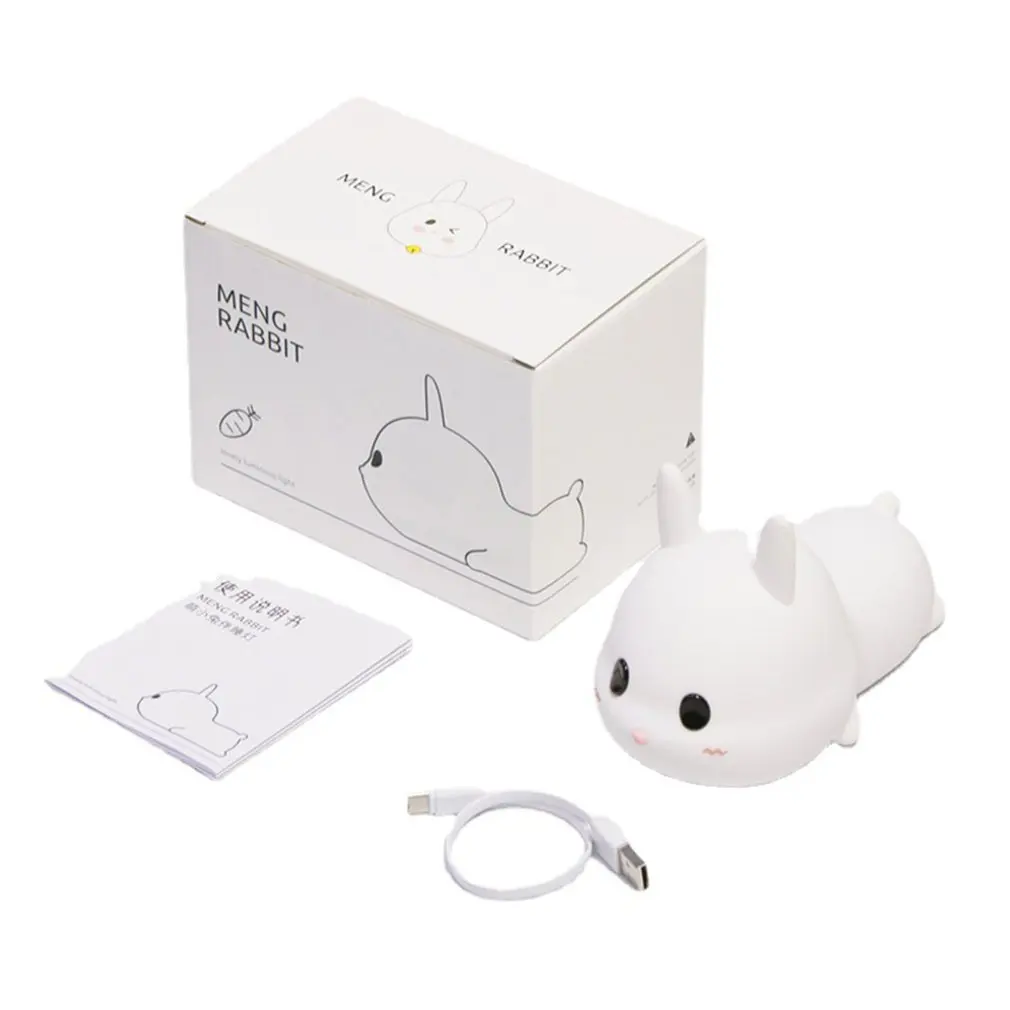 USB Rechargeable Night Light Cat Rabbit Silicone Night Lights Touch Sensor Bedroom Bedside Lamp With Remote For Kids Baby Gift
USB Rechargeable Night Light Cat Rabbit Silicone Night Lights Touch Sensor Bedroom Bedside Lamp With Remote For Kids Baby Gift