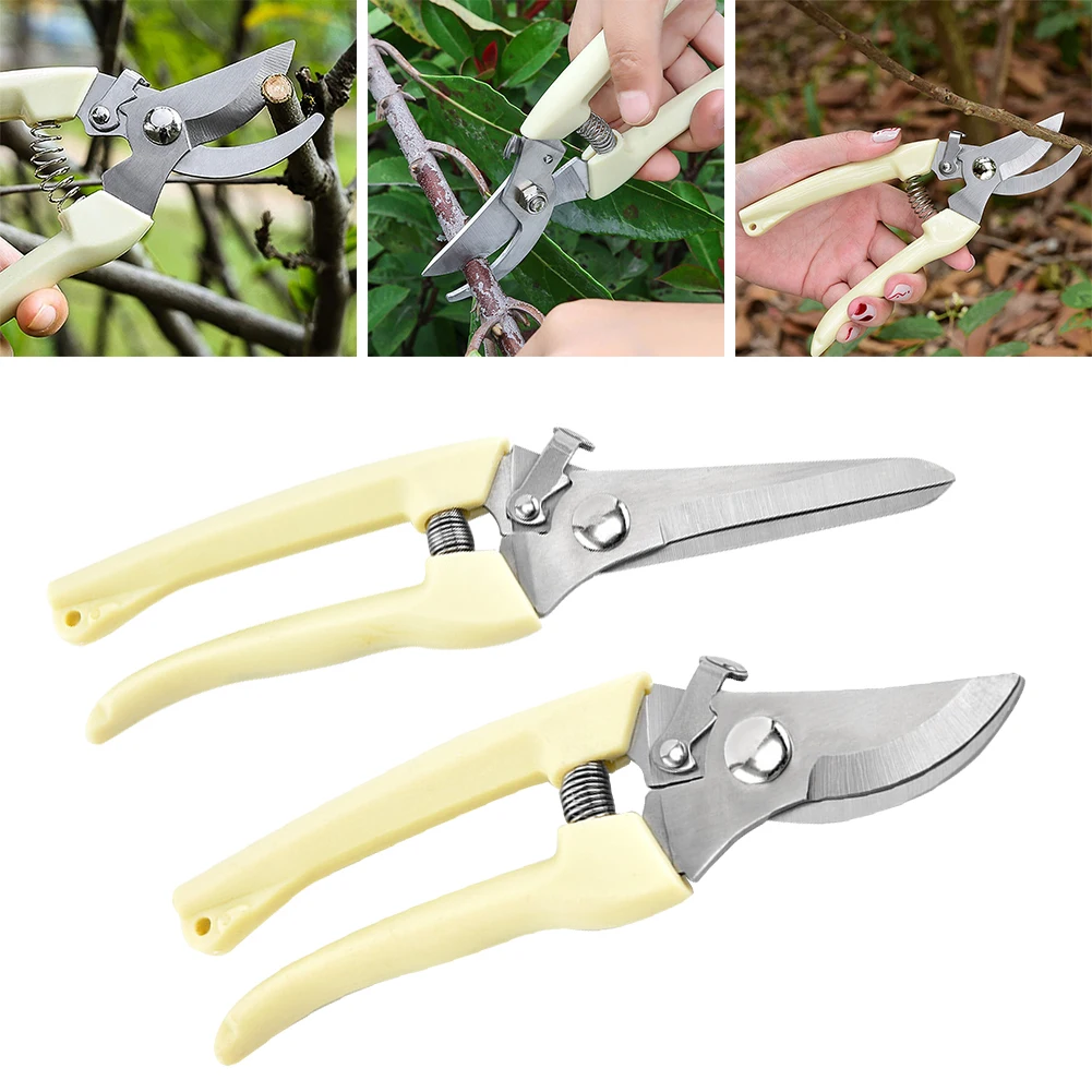 Garden Pruner Stainless Steel Scissor Labor-Saving Spring Pruning Shear Garden Tools
Garden Pruner Stainless Steel Scissor Labor-Saving Spring Pruning Shear Garden Tools