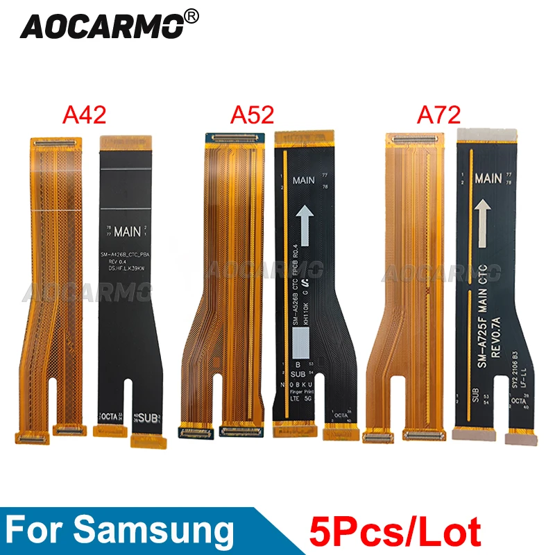 Шлейф для материнской платы Aocarmo, 5 шт., для Samsung Galaxy A42 A52 A72 A426B A725F
Шлейф для материнской платы Aocarmo, 5 шт., для Samsung Galaxy A42 A52 A72 A426B A725F