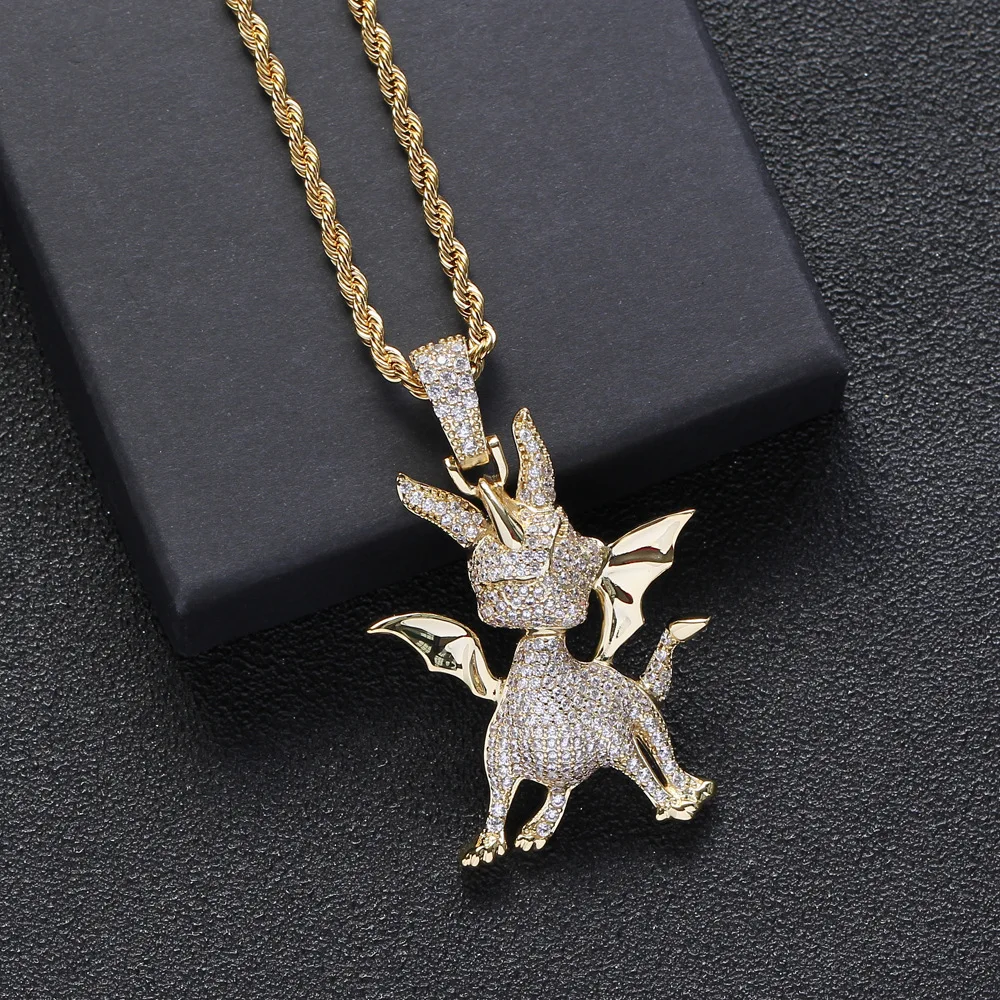 Men Hip hop iced out bling cartoon figure pendant necklaces AAA Zircon male fashion necklace Hiphop jewelry drop shipping 
Men Hip hop iced out bling cartoon figure pendant necklaces AAA Zircon male fashion necklace Hiphop jewelry drop shipping